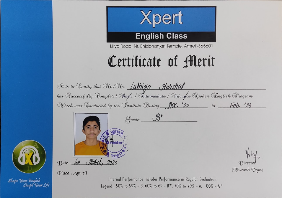 Spoken English Certification — Expert Spoken English certificate thumbnail